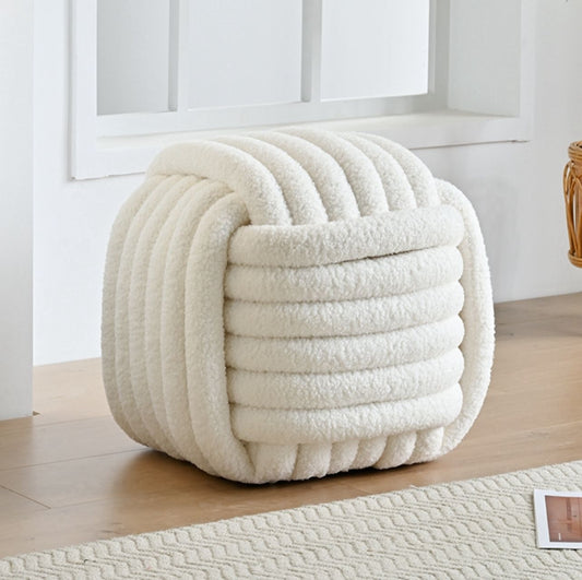 Ottoman Stool 200-3/WH