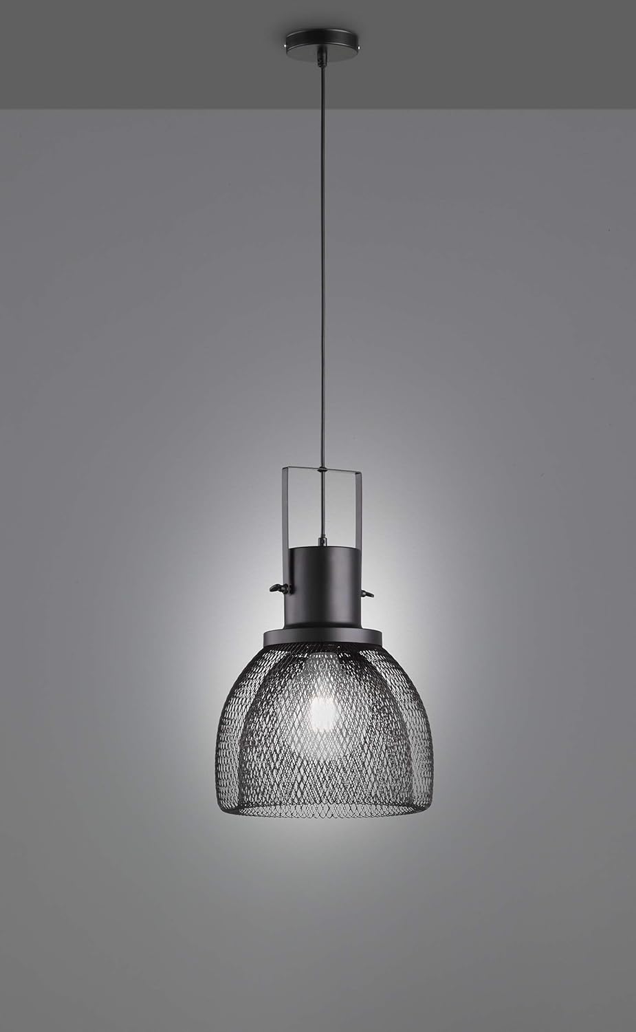 Metal Pendant Light in Basket Style