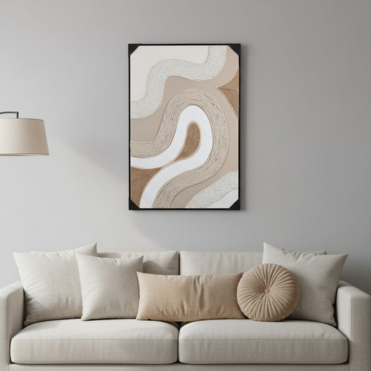 Textured Abstract Wall Art – 80 × 120 cm C2495B