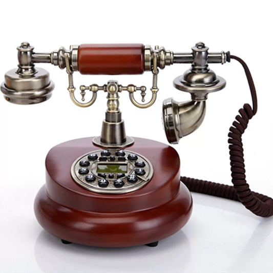 Vintage Wood Telephone Decoration 917A