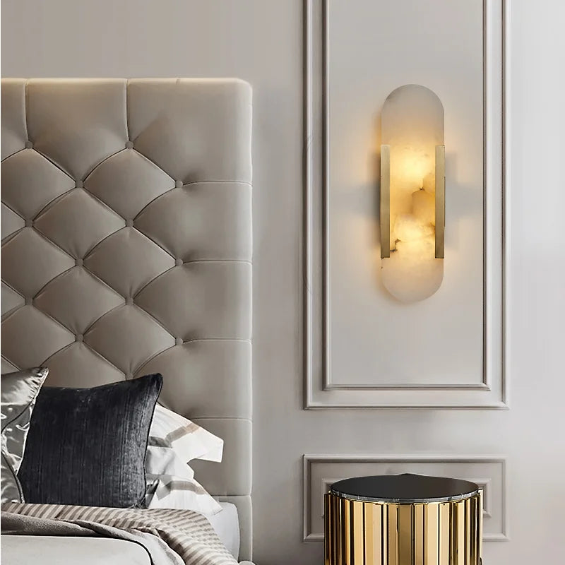 Marble wall lamp C10/L