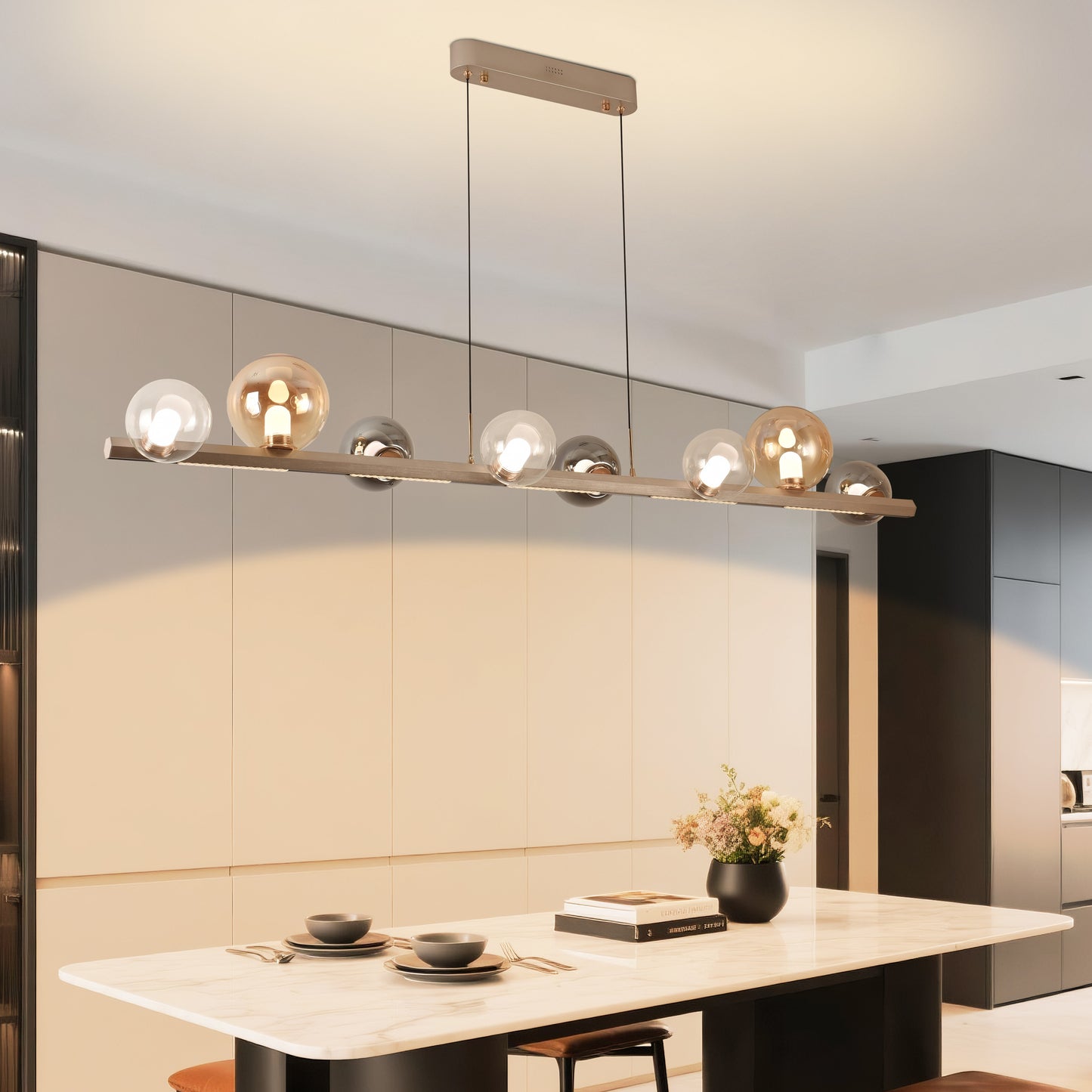 Modern LED Linear Chandelier 6113-1.2