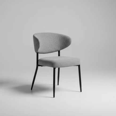 Modern Curved Back Upholstered Dining Chair NT2126