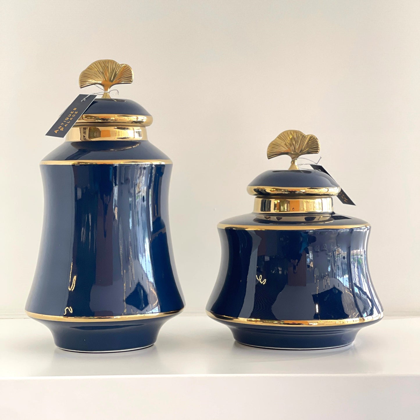 Midnight Blue Ceramic Vase