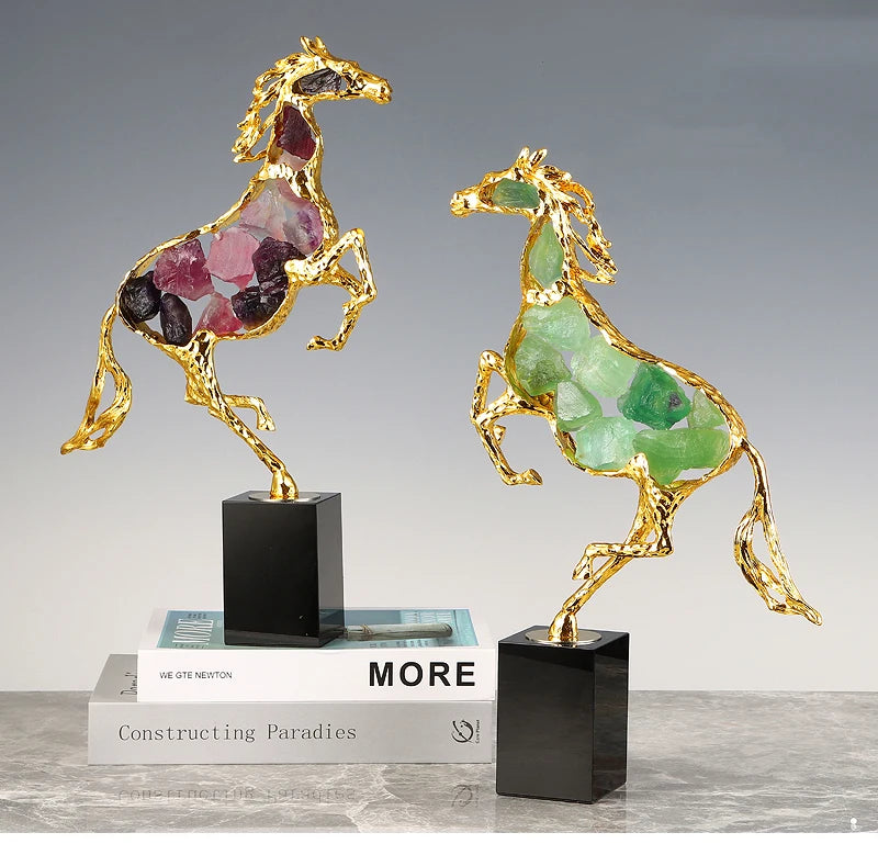 Green and Purple Horse Decor Y10/Y11