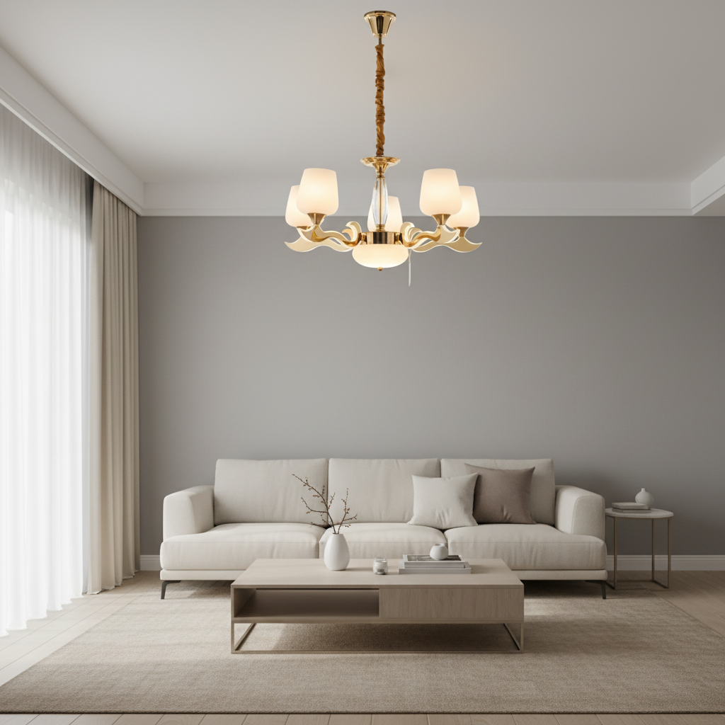 Remote Controlled Chandelier 8869