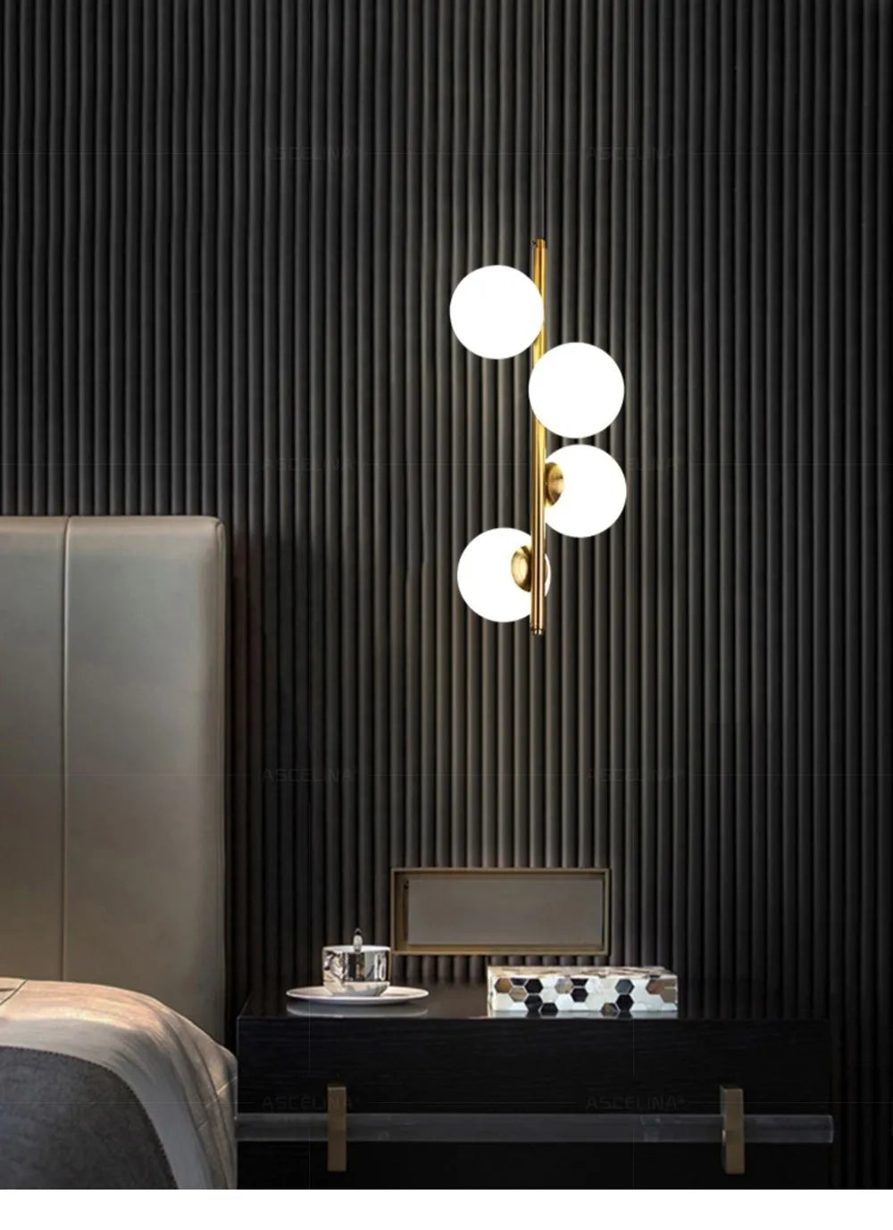 Modern Globes Pendant Light 4-Light