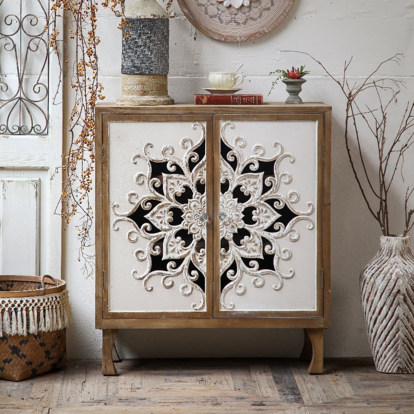 Wooden Accent Storage Cabinet A3509