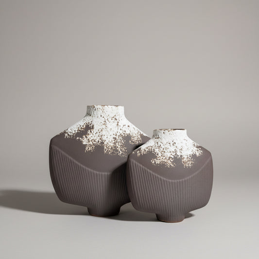 Modern Textured Ceramic Vase Li26/42, Li26/43