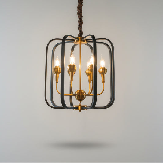 נברשת פנס מתכת תעשייתית 9526