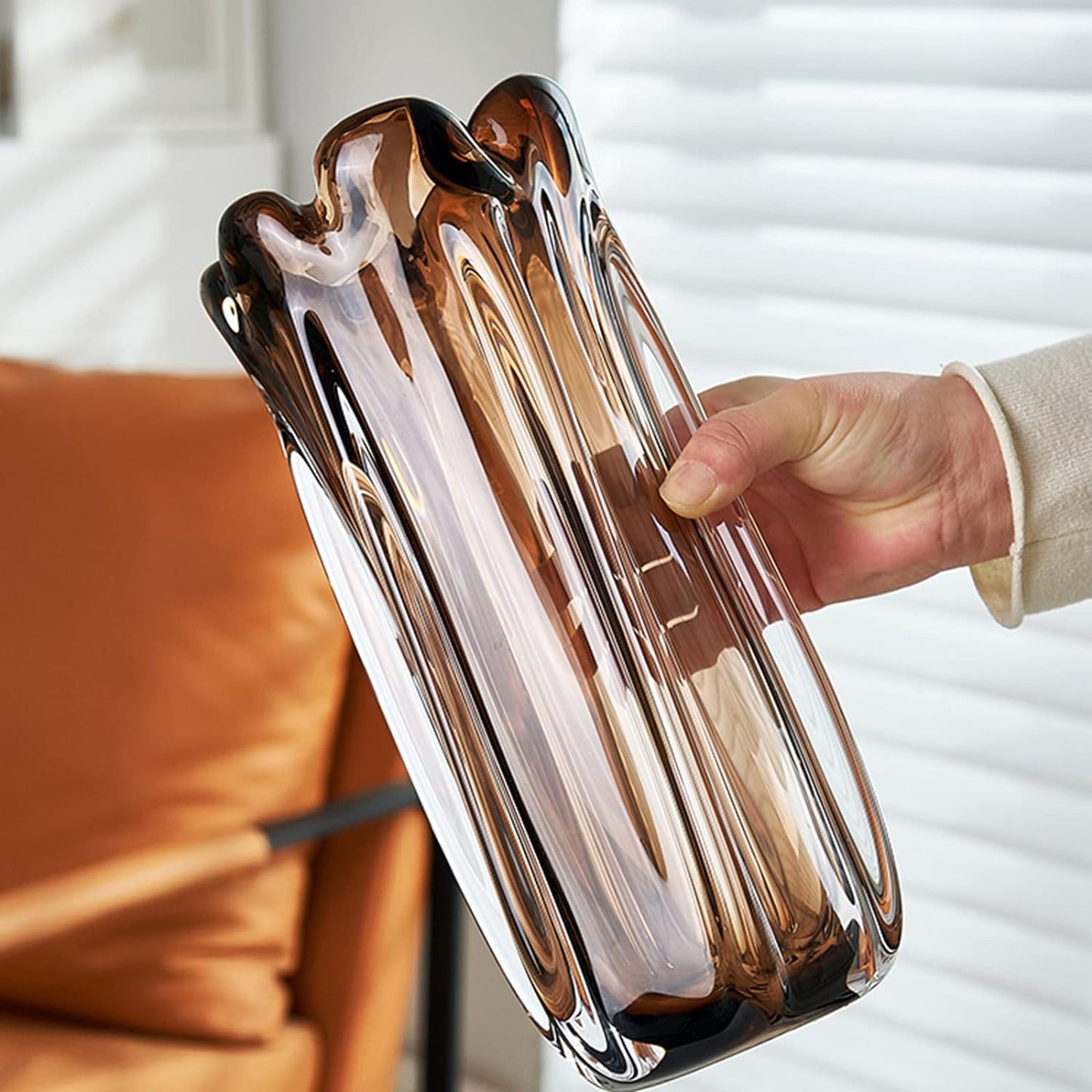 Crystal Glass Vase  SM-1300