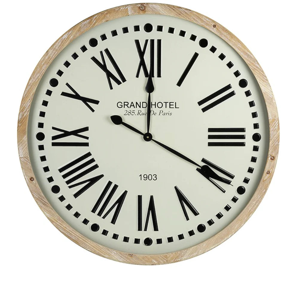 Grand hotel huge wooden clock 57241B