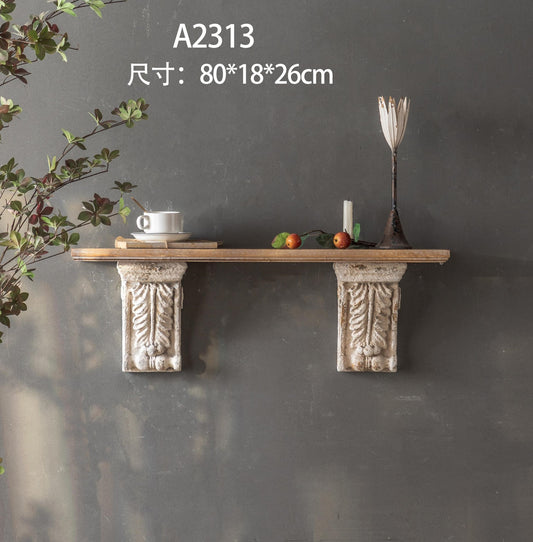 American Farmhouse Wall Hanging Display Floating Wall Shelf A2313