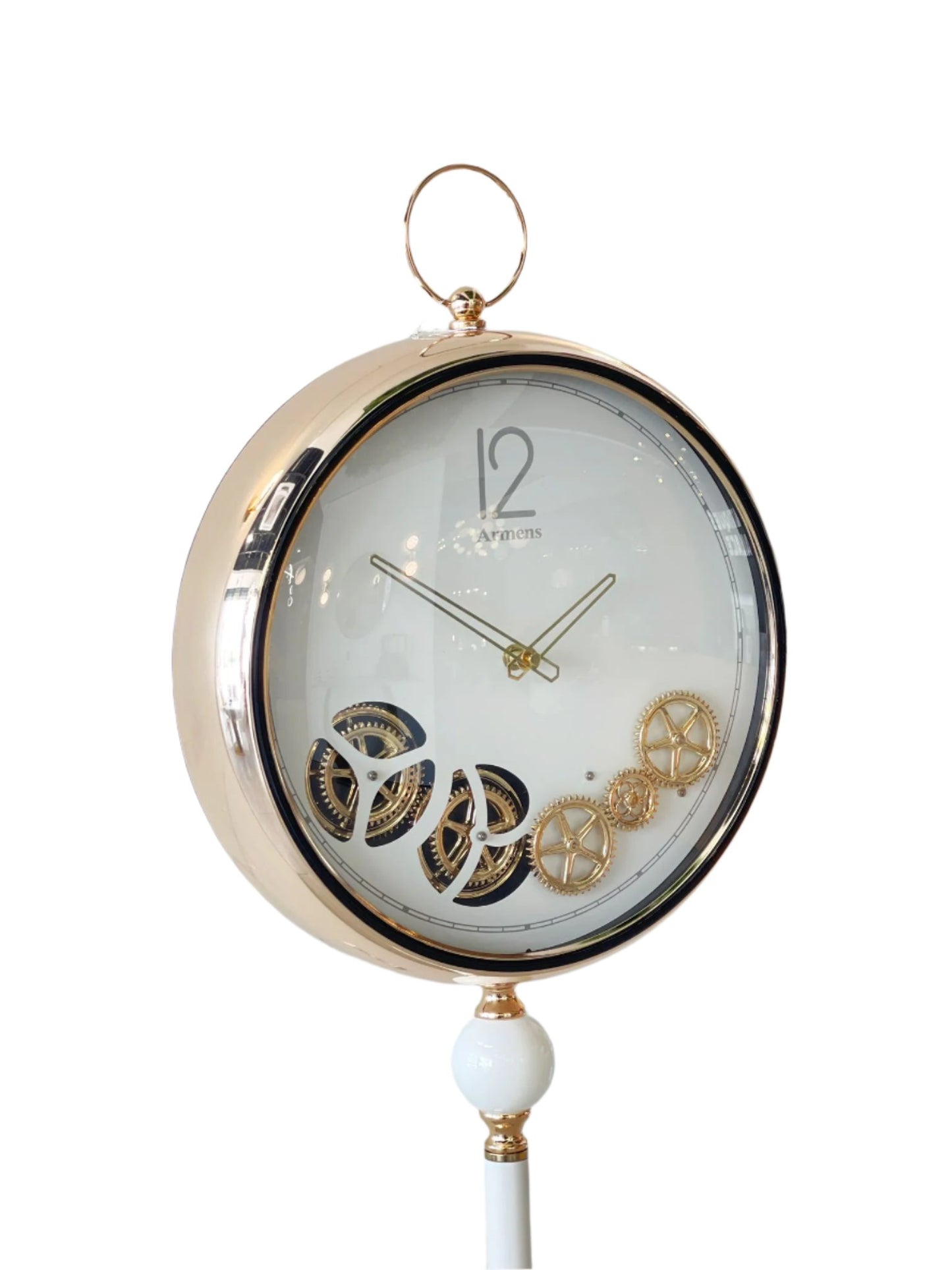 White Color Floor Clock 60025B