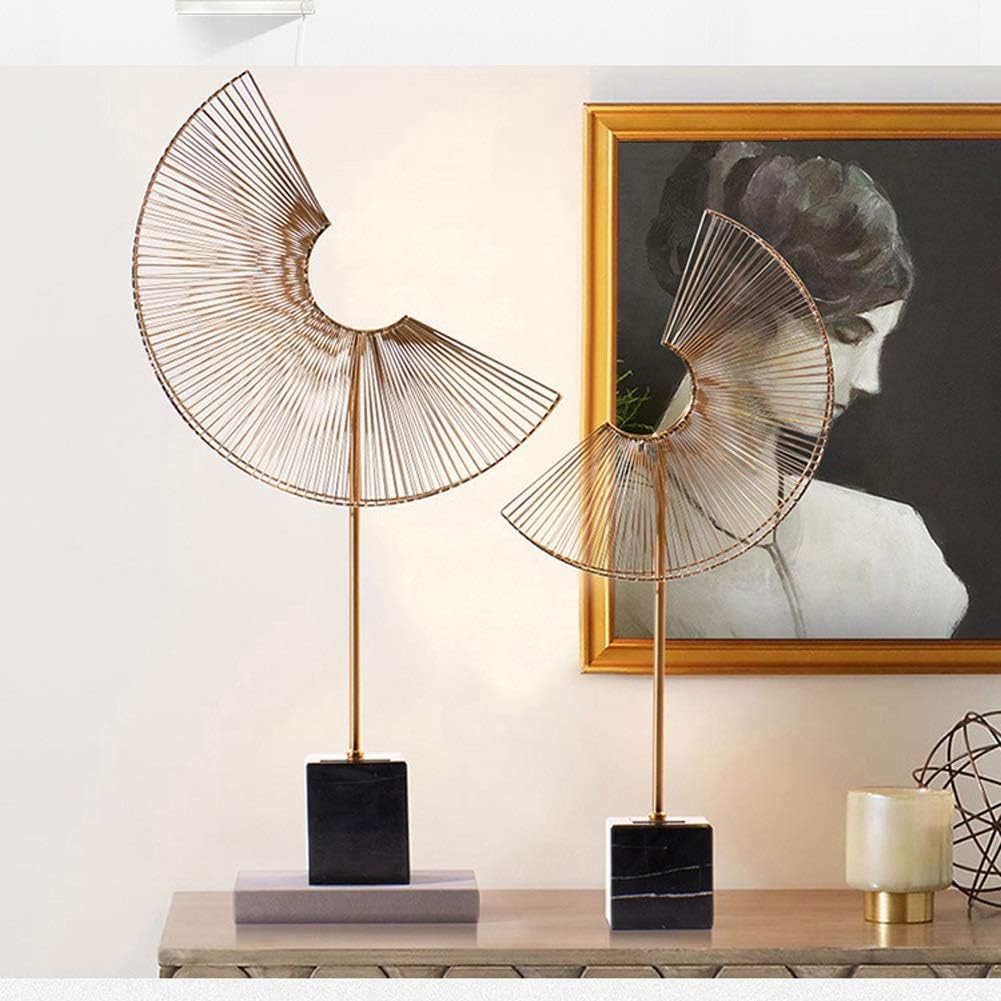 Half Moon Metal Geometric Decoration BA-14-99TP/BA-14-100TP