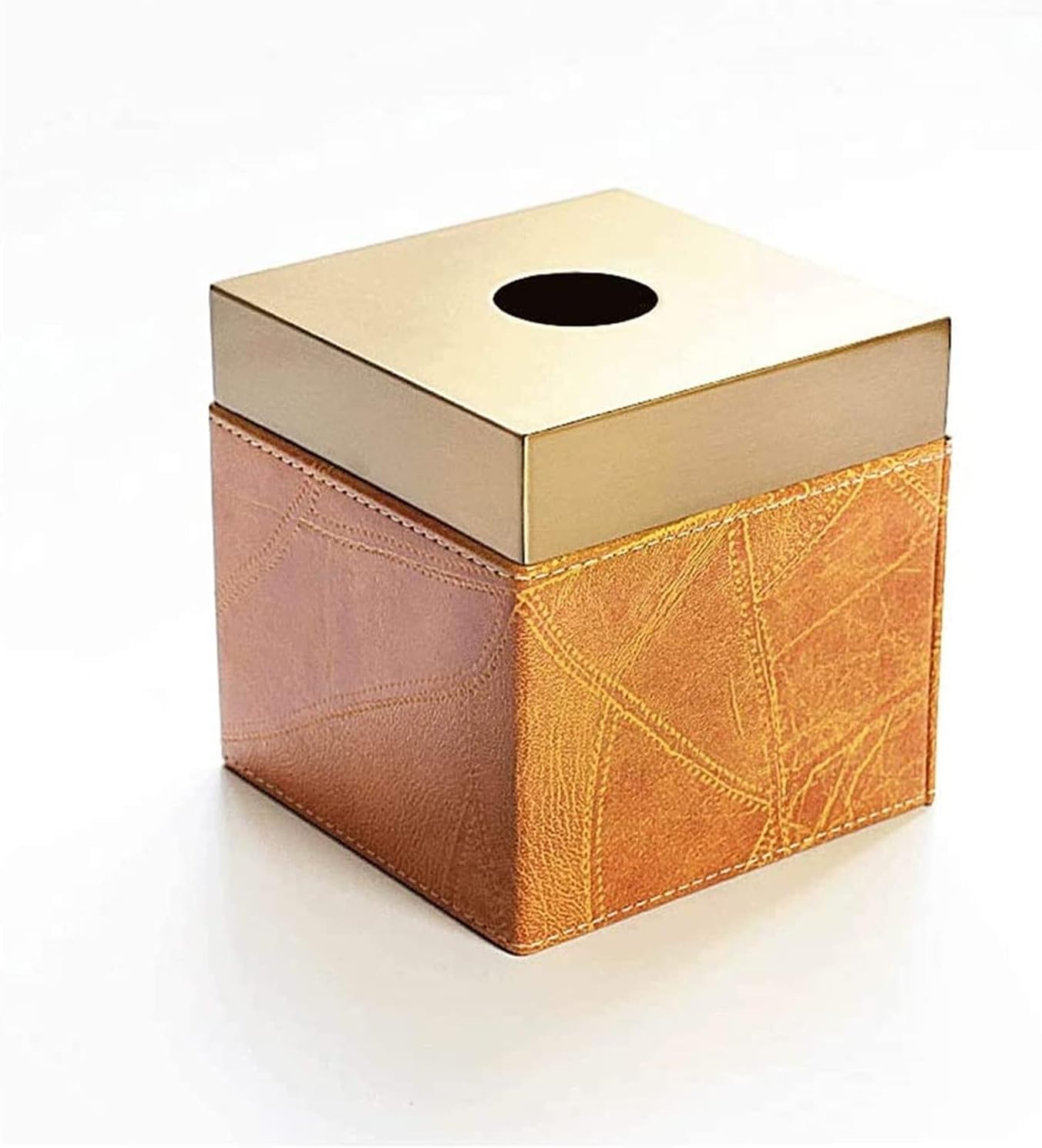 Leather Cover Tissue Box