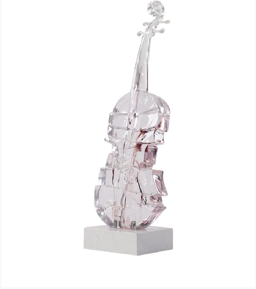 Transparent Resin Violin Ornament