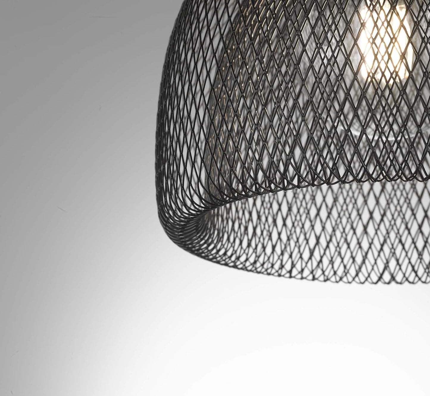 Metal Pendant Light in Basket Style