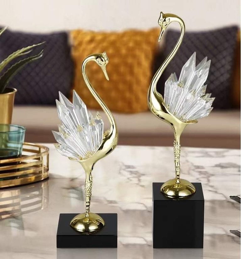 creative home decoration swan ornament Y21