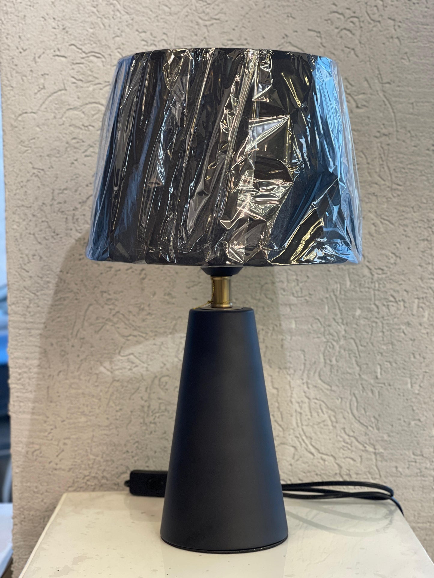 Nordic Table Lamp with Fabric Lantern