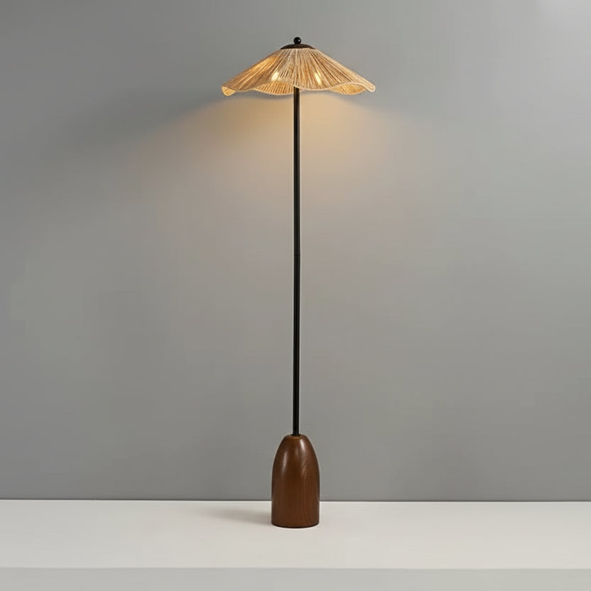 Hedum Straw Floor Lamp RL9279