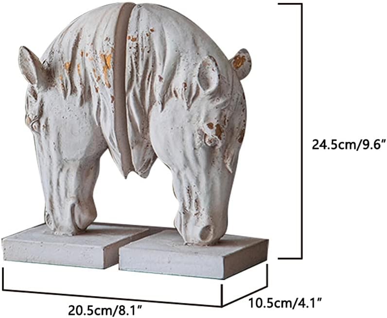 White Horse Bookends