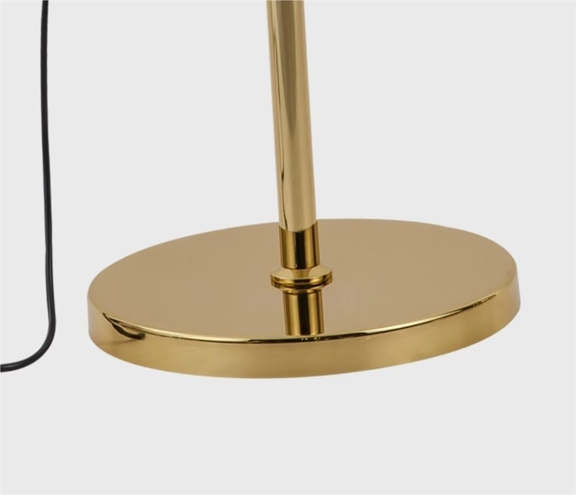 Nordic Iron Floor Lamp with Glass Lampshade