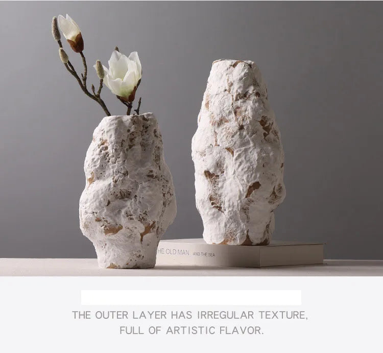 Creative irregular ceramic vase Li47, Li48