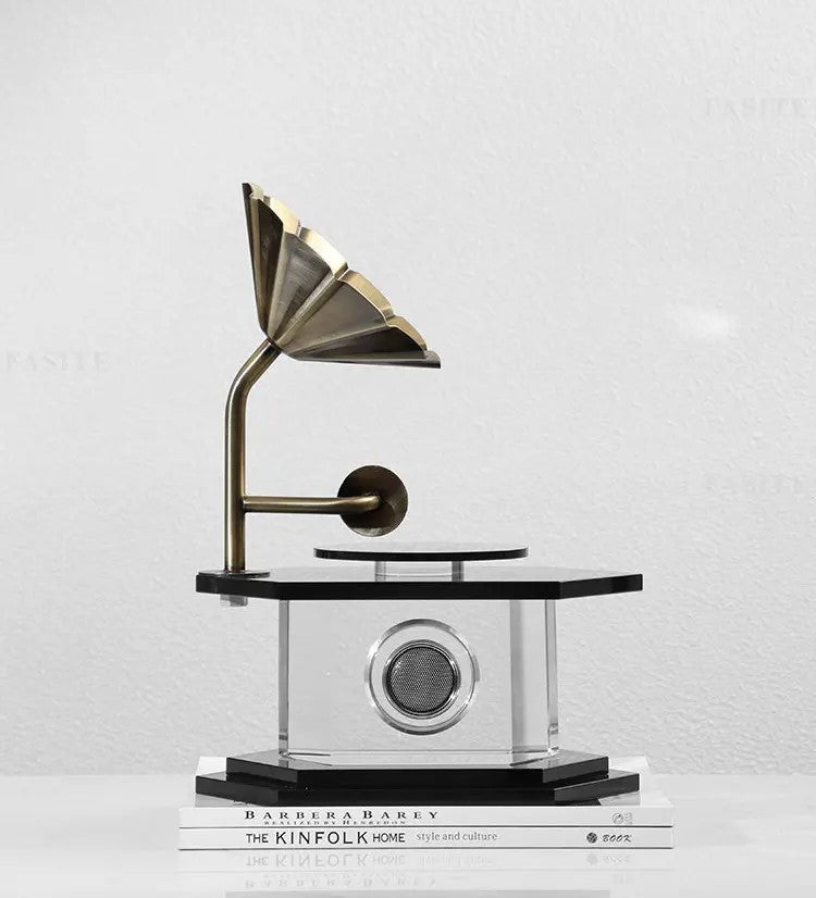 Crystal Phonograph Decoration
