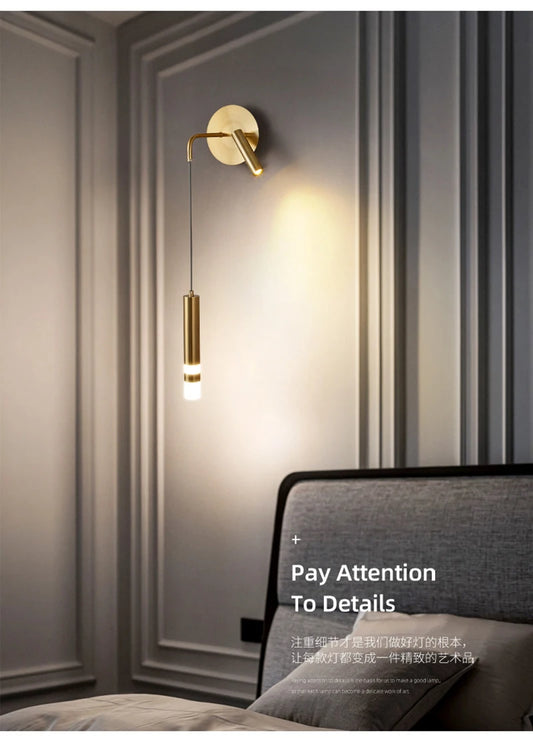 LED Wall Light with Reading Light 3007-2