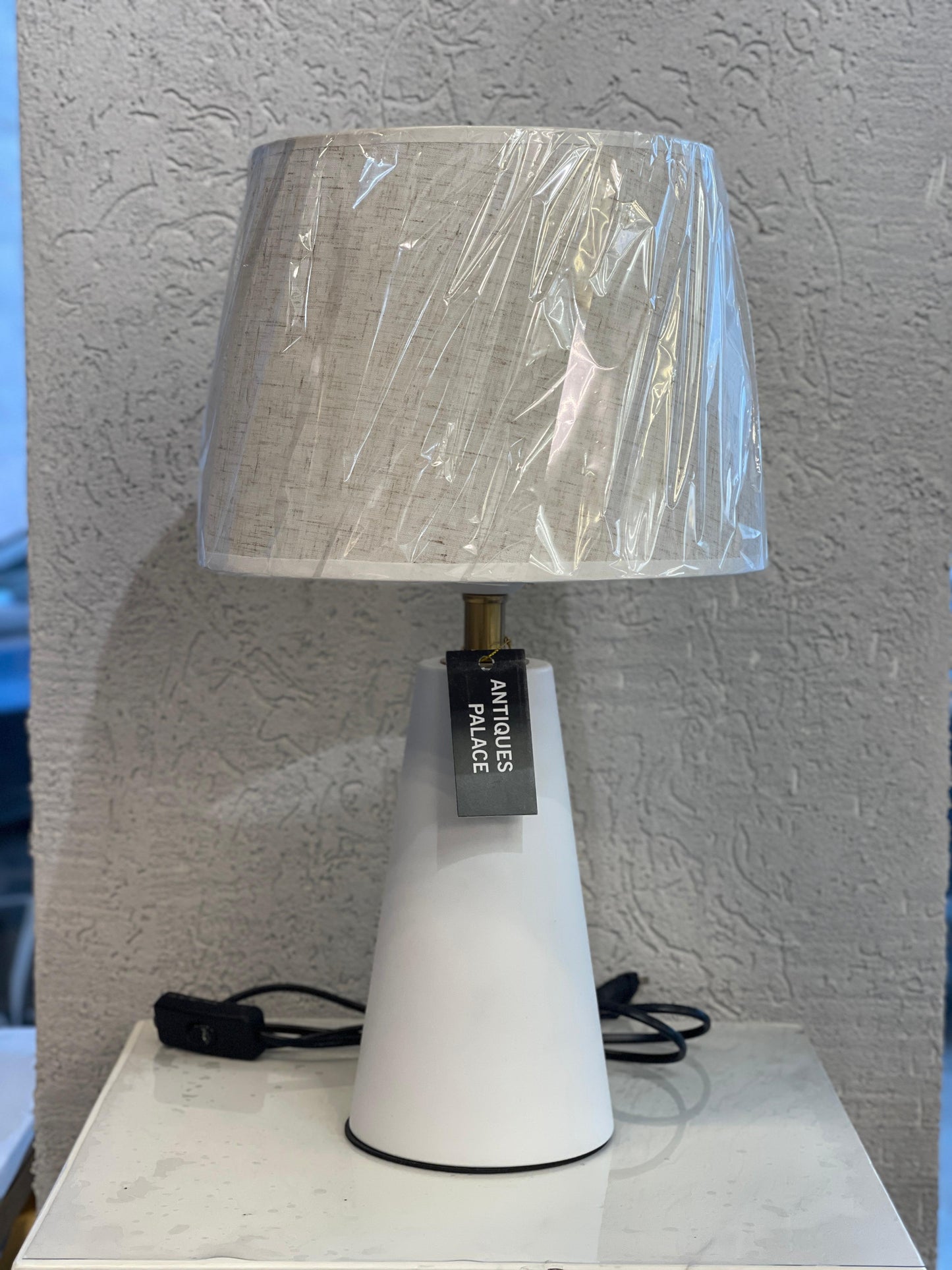 Nordic Table Lamp with Fabric Lantern