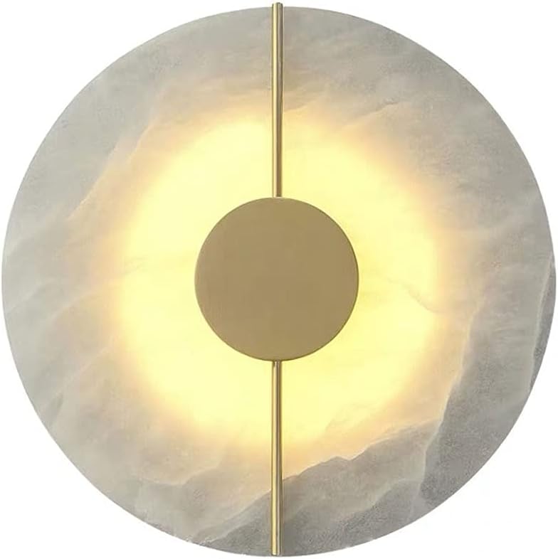 Modern Wall Sconce with Round Marble Lampshade C9/200MM