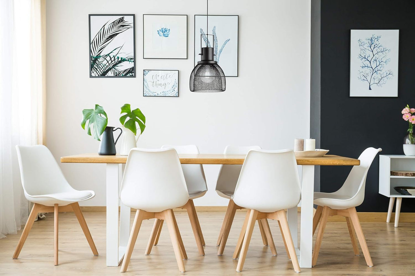 Metal Pendant Light in Basket Style