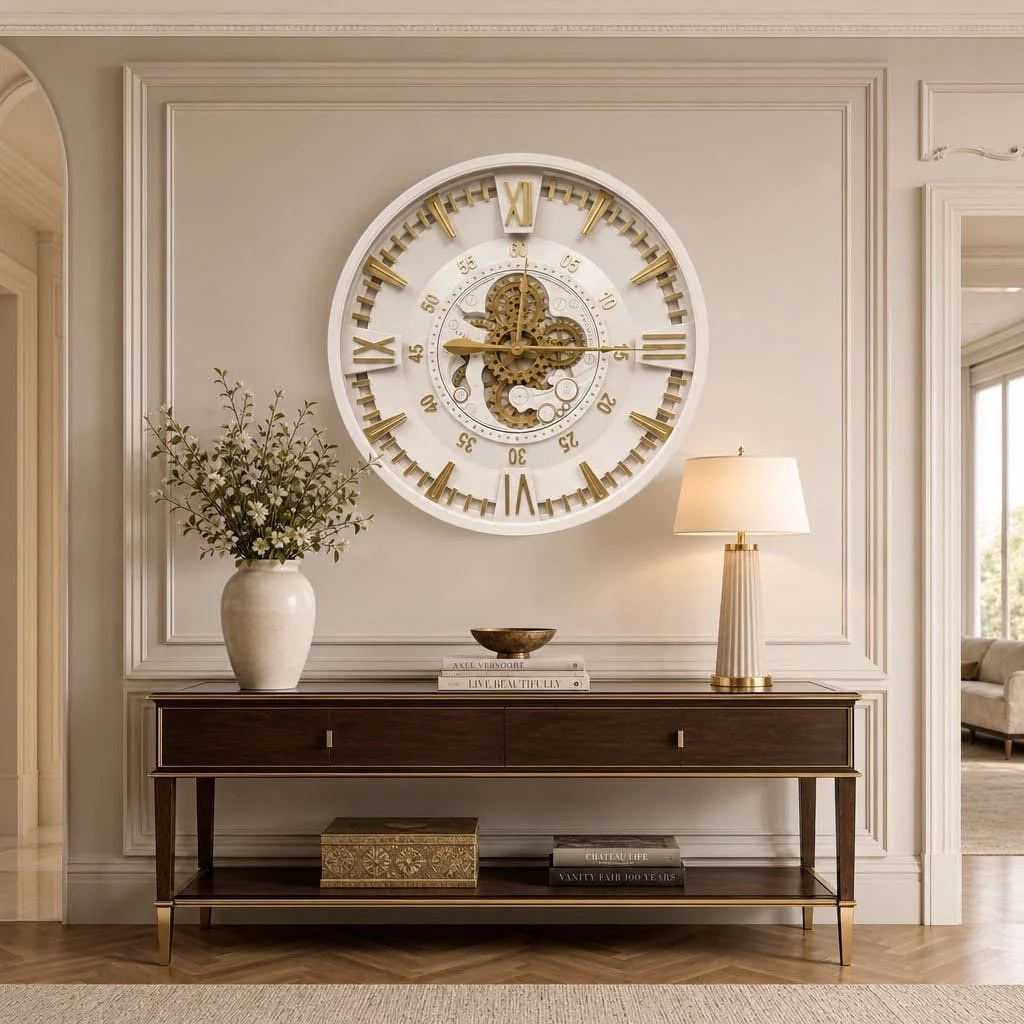 Westbury Moving Gear Wall Clock 75029-1