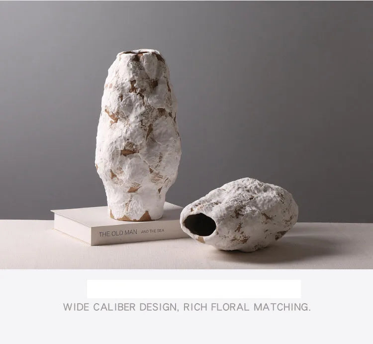 Creative irregular ceramic vase Li47, Li48