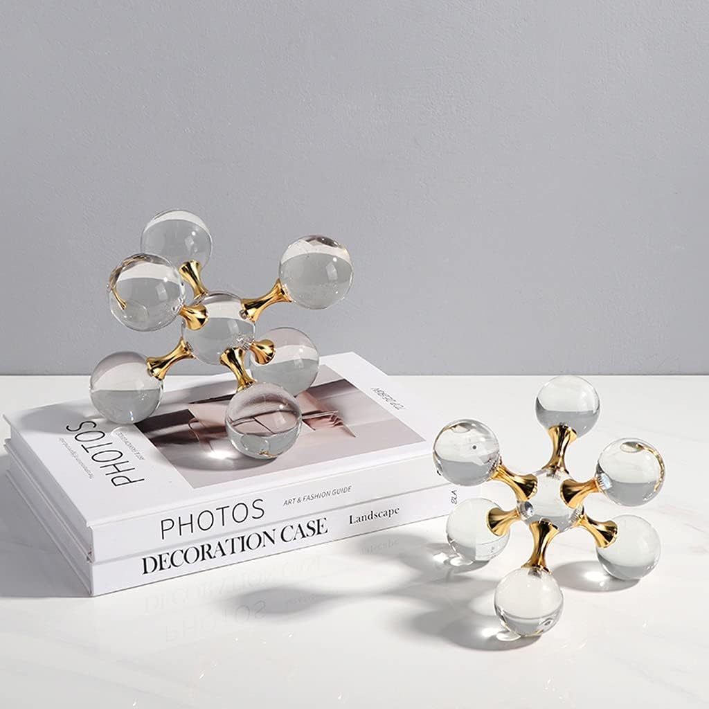 Modern Minimalist Geometric Metal Crystal Molecular Ball FYLZ-200