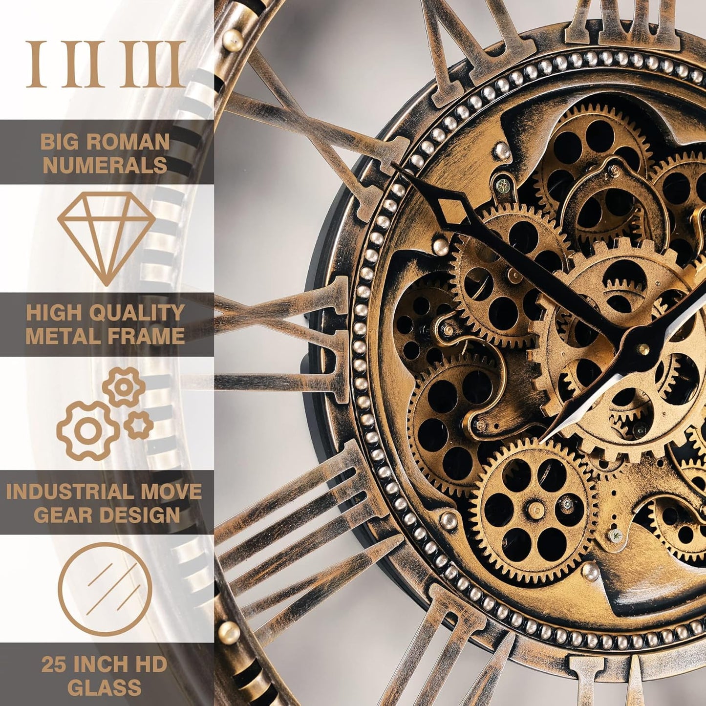 Wall Clock 80cm 75020
