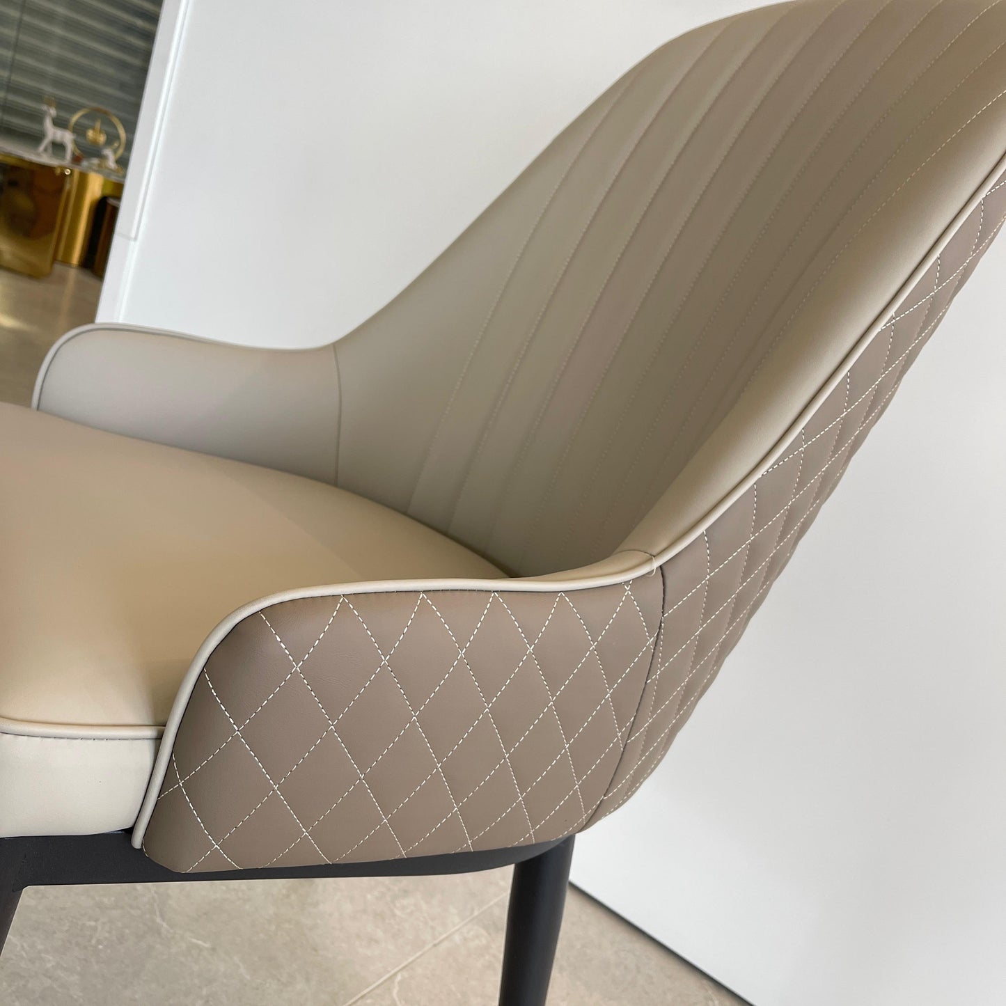 Dining Table Chair 910 Brown Color