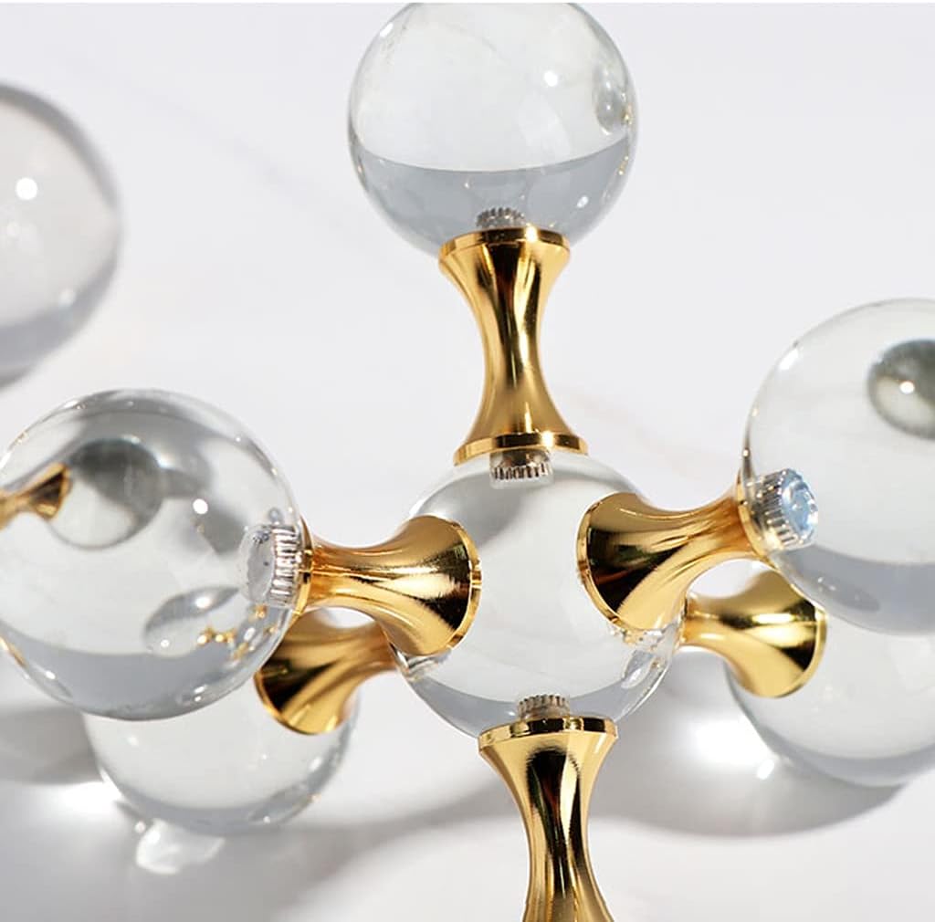 Modern Minimalist Geometric Metal Crystal Molecular Ball FYLZ-200