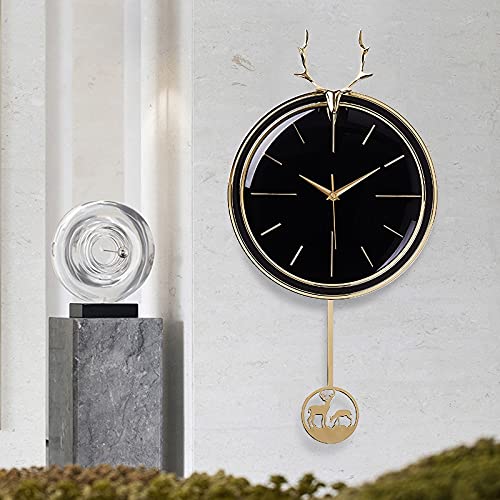 Pendulum Wall Clock in Modern Reindeer Style