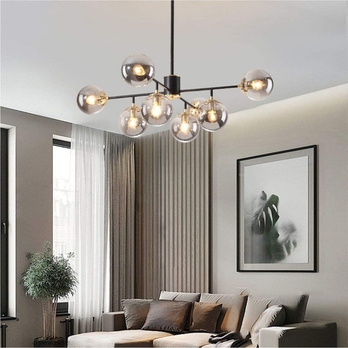 8-Lights Mid Century Modern Chandelier Lights