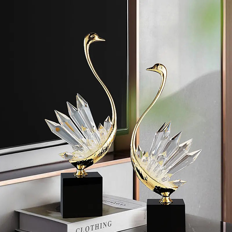 Luxury Crystal Swan Figurine (SET) Y09