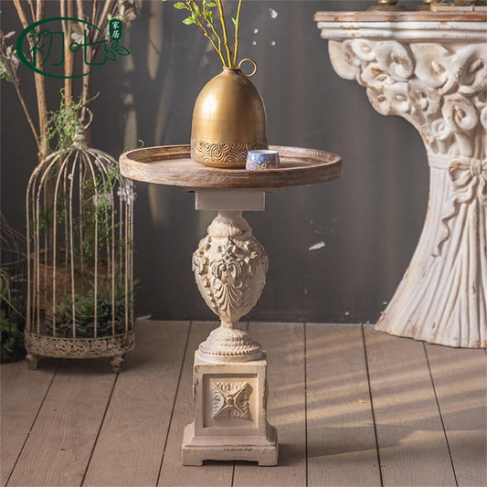 French Style wood small coffee table A2281