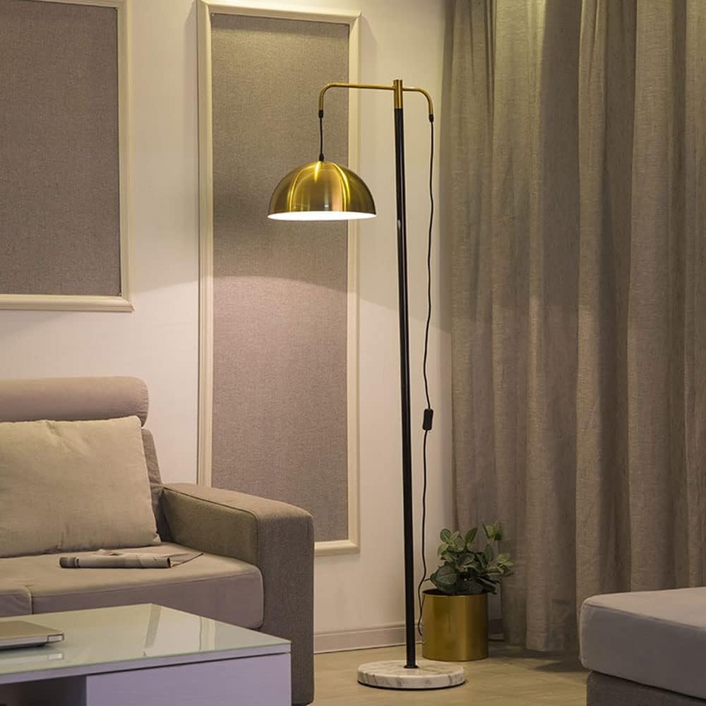 Modern Gold Reading Floor Lamp RL9130