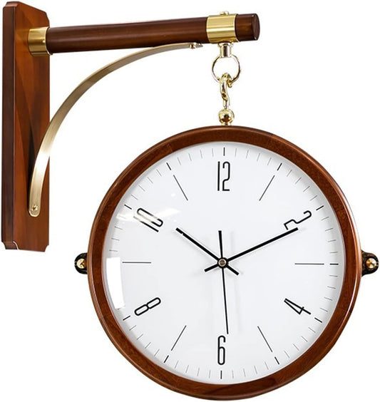 Vintage Double Sided Wall Clock S008-2