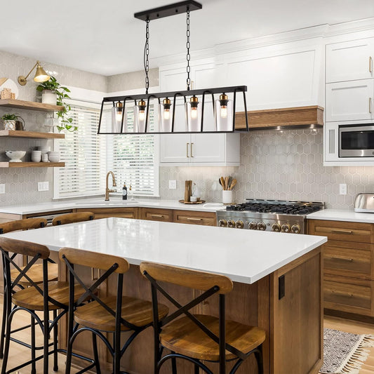 Contemporary 5-Lights Pendant Lamps LXA1407-5