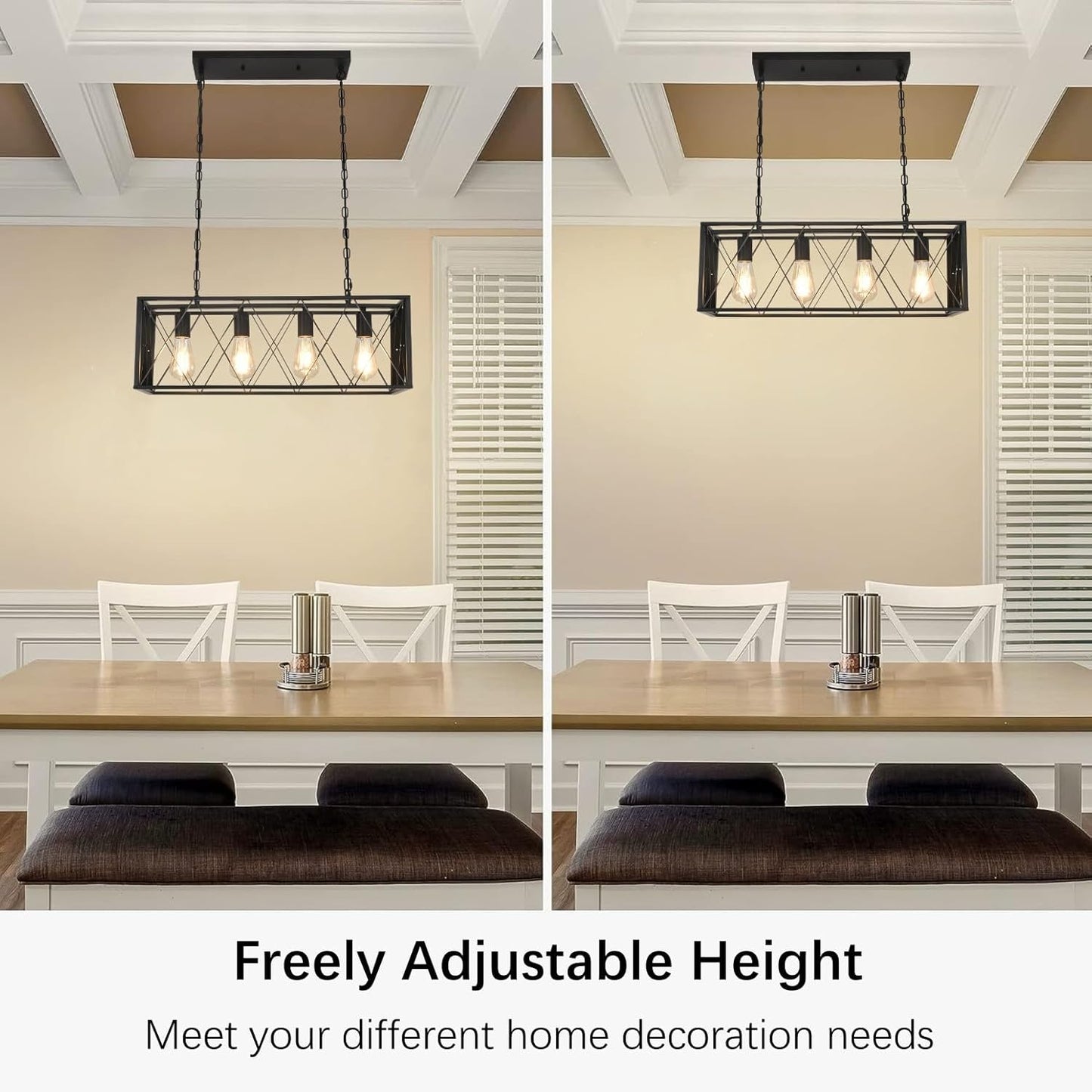 Modern Rectangle Pendant Light