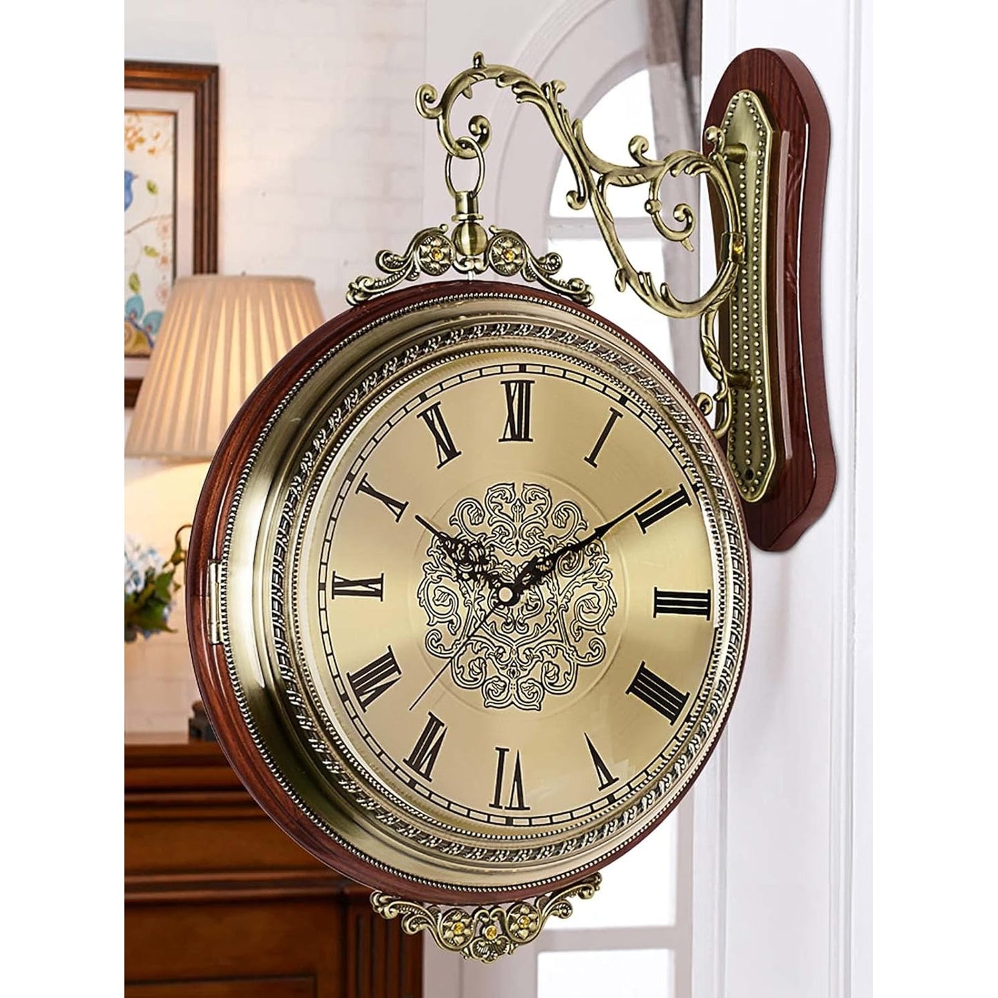 Double Sided Wall Clock K006-2