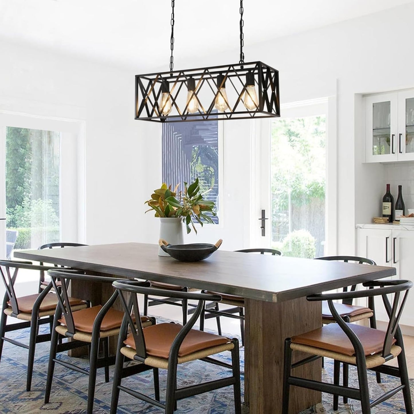 Modern Rectangle Pendant Light