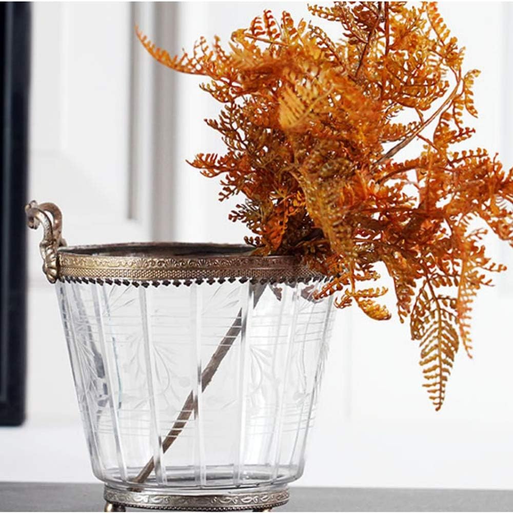 Copper & Glass ice bucket Y984